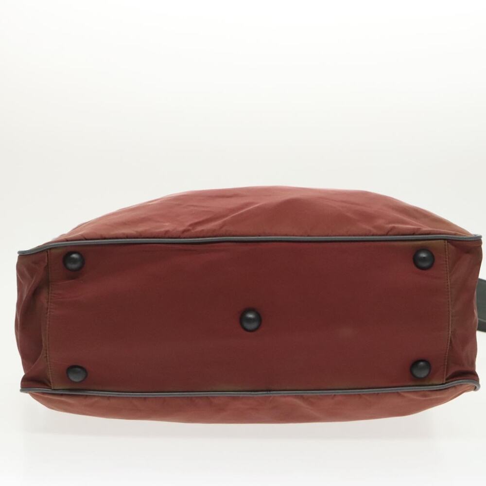 PRADA Sports Boston Bag Nylon Red - Picture 5 of 16